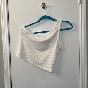 Women’s one shoulder crop top